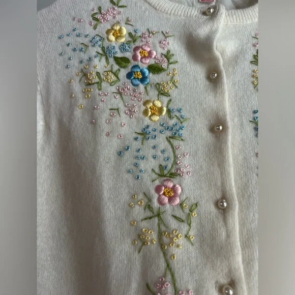 Vintage embroidered cardigan - Picture 7 of 7